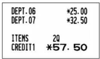 SHARP XEA113 - Credit sale - 2