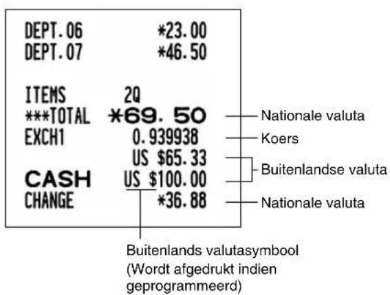 SHARP XEA113 - Gebruik van een vooraf-ingestelde koers - 2
