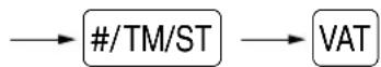 SHARP XEA113 - Manual tax 1-4 system (Manual entry method using preset percentages) - 1