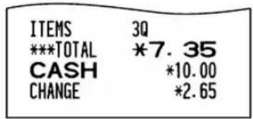 SHARP XEA113 - ■ Cash or cheque tendering - 2
