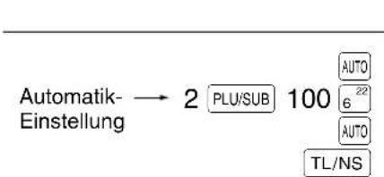 SHARP XEA113 - ■ Programmierung der Automatik-Eingabetaste - 2