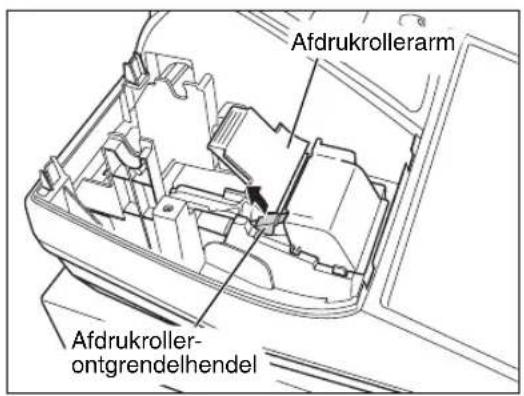 SHARP XEA113 - ■ Verwijderen van de papierrol - 1