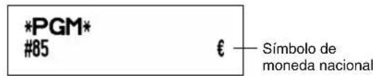 SHARP XEA113 - ■ Símbolo de moneda nacional (4 dígitos) - 3