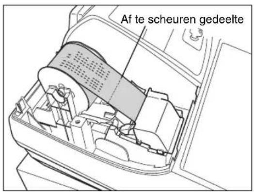 SHARP XEA113 - ■ Verwijderen van de papierrol - 2