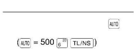 SHARP XEA113 - Automatic Sequence Key (AUTO key) Entries - 1