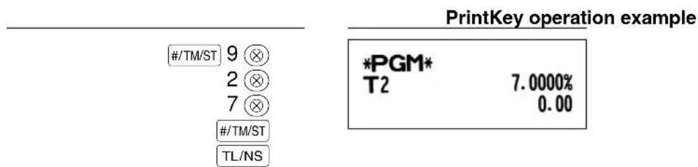 SHARP XEA113 - ■ Tax rate programming - 2