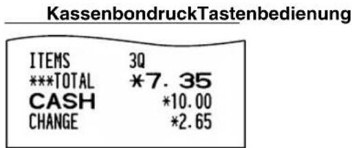SHARP XEA113 - ■ Bar- oder Scheckeingabe - 2