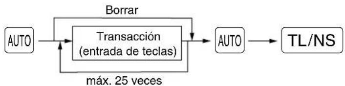 SHARP XEA113 - ■ Programación de la tecla AUTO – Tecla de secuencia automática - 1