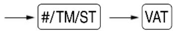 SHARP XEA113 - Sistema de impuestos 1 - 4 manual (método de registro manual usando los porcentajes preajustados) - 1