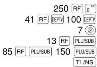 SHARP XEA113 - ■ Refund entries - 1