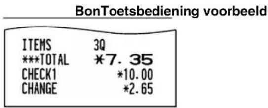 SHARP XEA113 - ■ Contante betaling of cheque - 4