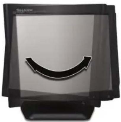 SHARP RZX650 - Ángulo de visión - 1