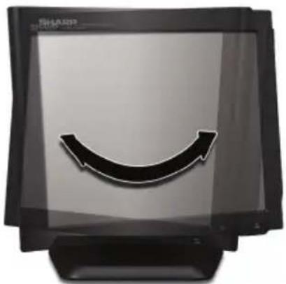 SHARP RZX650 - Display angle - 1