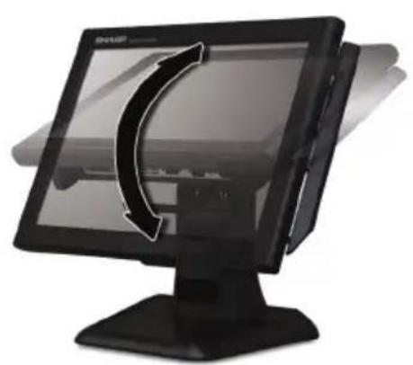 SHARP RZX650 - Angle d'affichage - 2