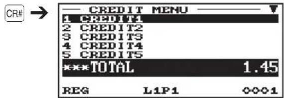 SHARP ERA411 - Sélection d'articles à partir du menu - 5