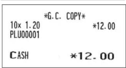 SHARP ERA411 - Utilisation des touches Impression - 2