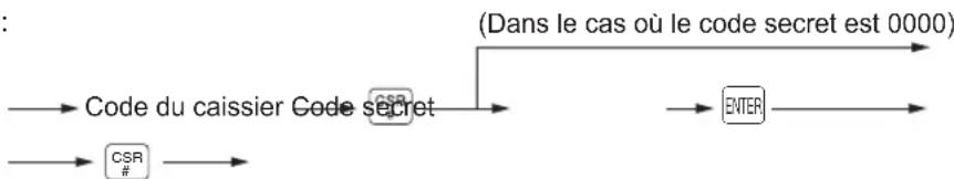 SHARP ERA411 - Affectation d'un caissier (Système d'employé + caissier) - 1