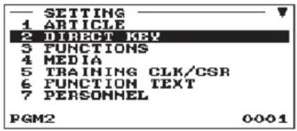 SHARP ERA411 - Procedure - 1