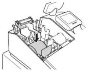 SHARP ERA411 - ■ Installation des rouleaux de papier - 1