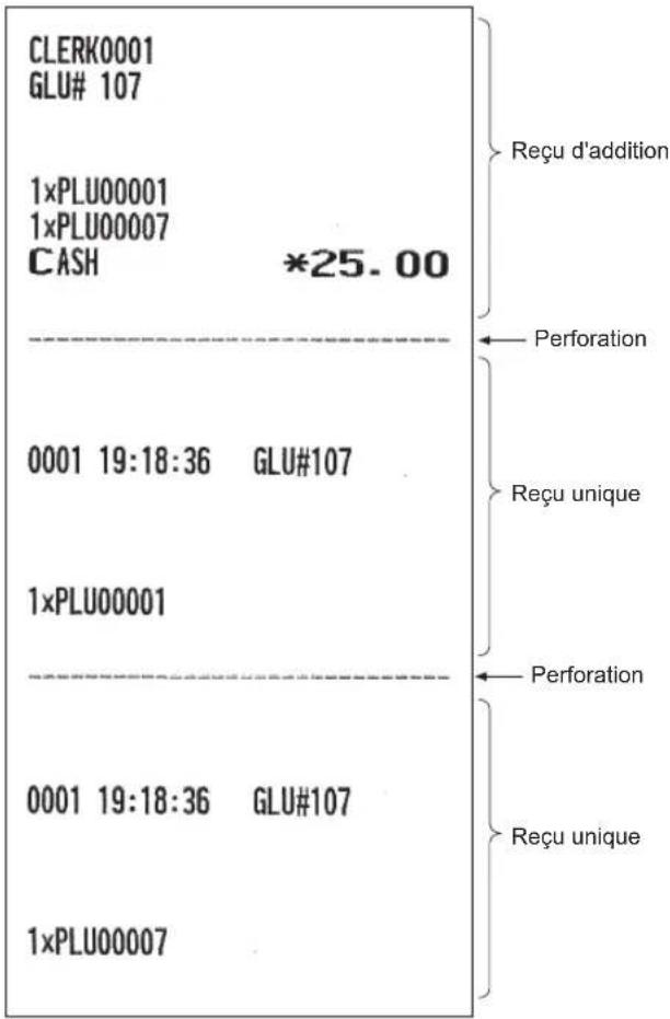 SHARP ERA411 - - Reçu de type addition + unique - 1