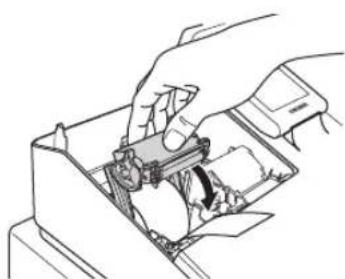 SHARP ERA411 - ■ Installation des rouleaux de papier - 2