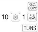 SHARP ERA411 - Utilisation des touches Impression - 1