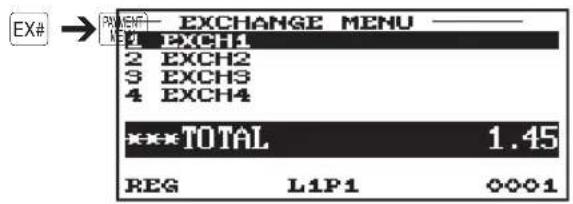 SHARP ERA411 - Sélection d'articles à partir du menu - 7