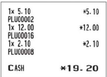 SHARP ERA411 - Utilisation des touches Impression - 2