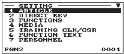 SHARP ERA411 - Procedure - 1