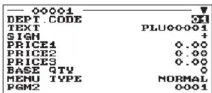 SHARP ERA411 - Écran de programmation - 3