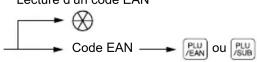SHARP ERA421 - Saisie de code EAN (8 ou 13 chiffres) - 1