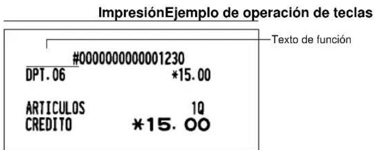 SHARP ERA220 - ■ Impresión de números de código de no suma - 2