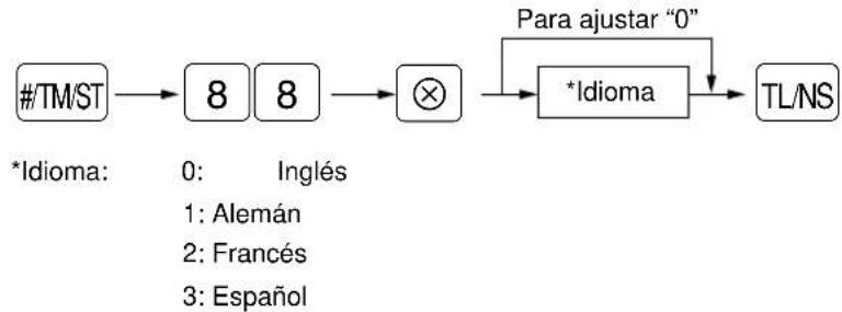 SHARP ERA220 - ■ Selección del idioma - 1
