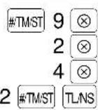 SHARP ERA220 - Programación de la tasa del impuesto - 2