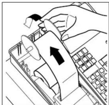 SHARP ERA220 - ■ Installing the paper roll - 4