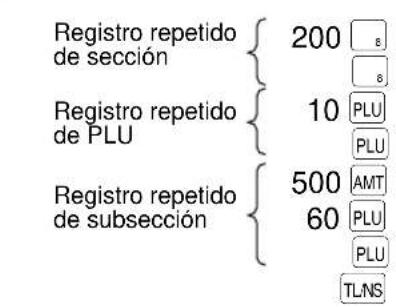 SHARP ERA220 - ■ Registros repetidos - 1