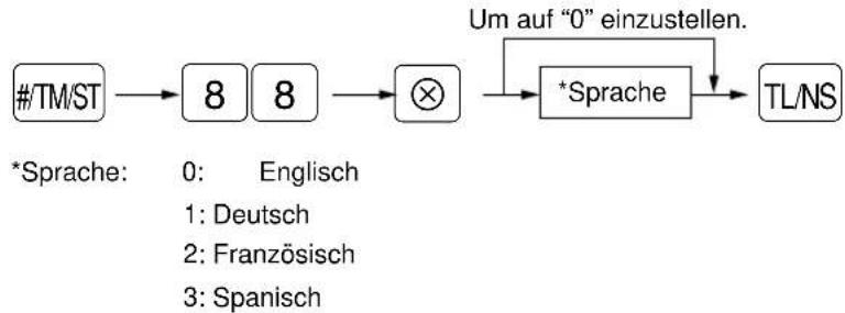 SHARP ERA220 - ■ Sprachauswahl - 1