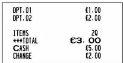 SHARP ERA220 - Receipt samples - 3