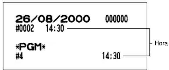 SHARP ERA220 - ■ Ajuste de la hora - 3