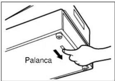 SHARP ERA220 - Abertura manual del cajón - 1
