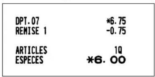 SHARP ERA220 - Déduction pour des entrées d'articles - 2