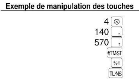 SHARP ERA220 - ■ Calculs de pourcentages (prime ou rabais) - 1