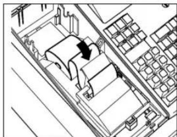 SHARP ERA220 - ■ Installing the paper roll - 2