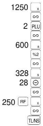 SHARP ERA220 - Corrección del último registro (cancelación directa) - 1