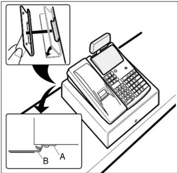 SHARP ERA220 - How to install the fixing angle bracket - 1
