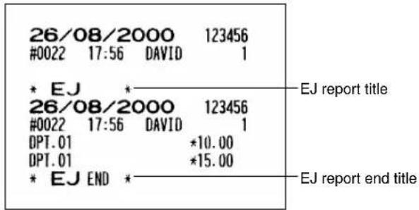 SHARP ERA220 - - Sample receipt - 1