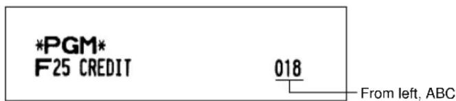 SHARP ERA220 - \*1:Item: Selection: Entry: - 1