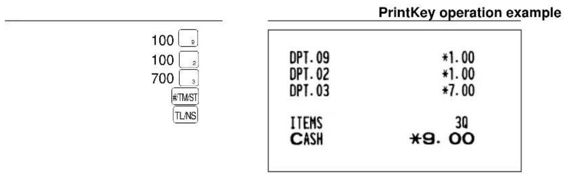 SHARP ERA220 - Displaying subtotals - 1