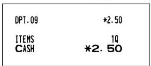 SHARP ERA220 - ■ Single item cash sale (SICS) entry - 2