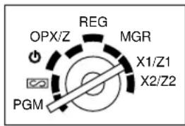 OPX/Z REG MGR X1/Z1 X2/Z2 PGM